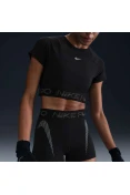 SHORTS NIKE PRO MID RISE 3 FEMININO - Preto/cinza