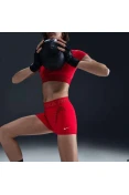 SHORTS NIKE PRO MID RISE 3 FEMININO - Vermelho