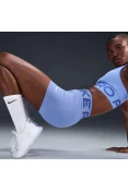 SHORTS NIKE PRO SCULPT FEMININO - Azul celeste