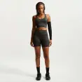 SHORTS NIKE PRO SEAMLESS FEMININO - Chumbo