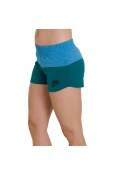 SHORTS NIKE REMIX FEMININO - Azul/verde SHORTS NIKE REMIX FEMININO - Azul/verde