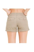SHORTS NIKE WASHED 10 FEMININO - Marrom