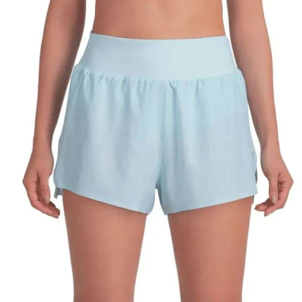 SHORTS OLYMPIKUS CORRE 3 FEMININO - Azul celeste