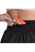 SHORTS OLYMPIKUS CORRE 3 FEMININO - Preto/cinza