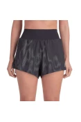 SHORTS OLYMPIKUS CORRE 3 FEMININO - Preto/cinza
