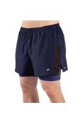 SHORTS POKER RUNNER INTERNA MAX MASCULINO - Marinho/preto SHORTS POKER RUNNER INTERNA MAX MASCULINO - Marinho/preto