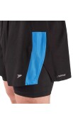 SHORTS POKER RUNNER INTERNA MAX MASCULINO - Preto/azul
