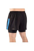 SHORTS POKER RUNNER INTERNA MAX MASCULINO - Preto/azul