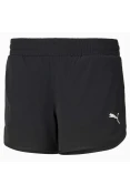SHORTS PUMA ACTIVE 4 WOVEN FEMININO - Preto