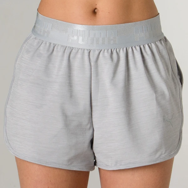SHORTS PUMA SOFT SPORT DRAPEY FEMININO - Cinza