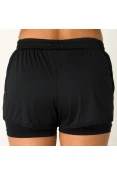 SHORTS UMBRO TWR DOUBLE NEW FEMININO - Preto