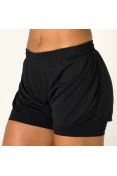 SHORTS UMBRO TWR DOUBLE NEW FEMININO - Preto