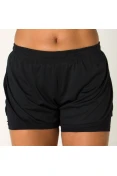 SHORTS UMBRO TWR DOUBLE NEW FEMININO - Preto