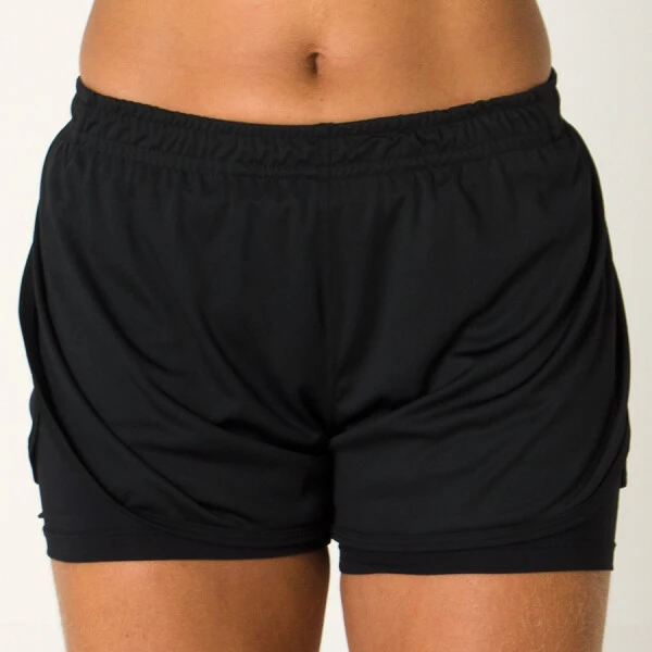 SHORTS UMBRO TWR DOUBLE NEW FEMININO - Preto