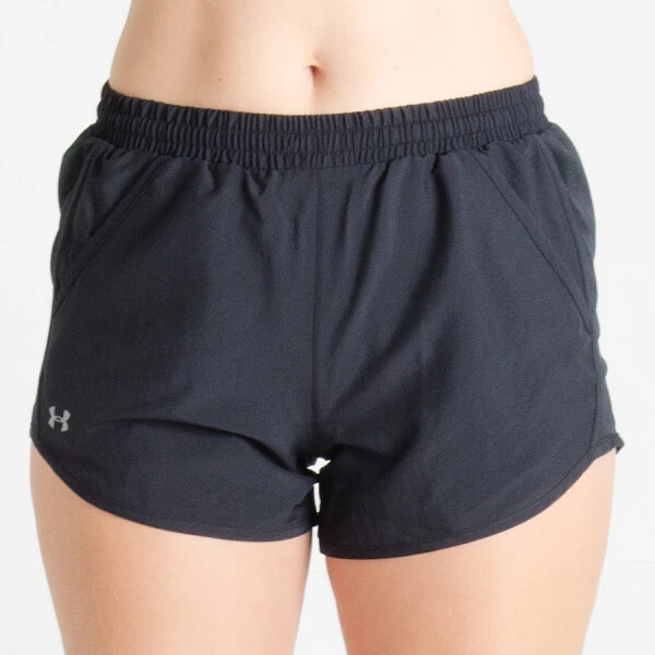 SHORTS UNDER ARMOUR FLY BY FEMININO - Preto