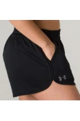 SHORTS UNDER ARMOUR TECH FEMININO - Preto