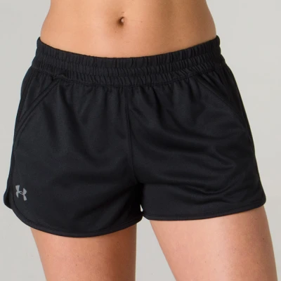 SHORTS UNDER ARMOUR TECH FEMININO - Preto
