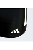 SUNGA ADIDAS 3 LISTRAS BOXER INFANTIL - Preto/branco