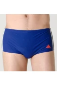 SUNGA ADIDAS 3-STRIPES WIDE - Azul/cinza