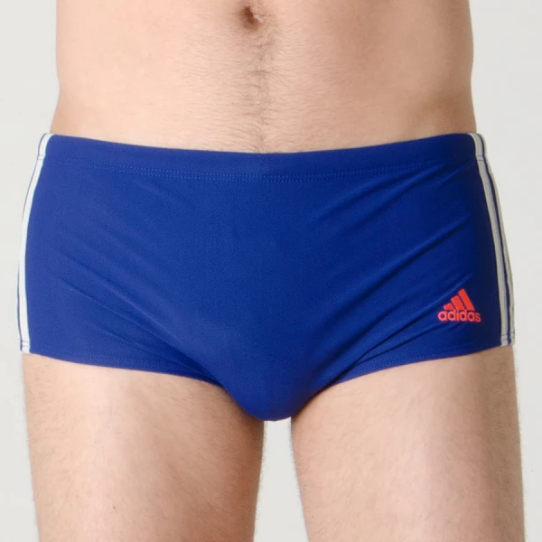SUNGA ADIDAS 3-STRIPES WIDE - Azul/cinza