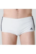 SUNGA ADIDAS 3-STRIPES WIDE - Branco/preto