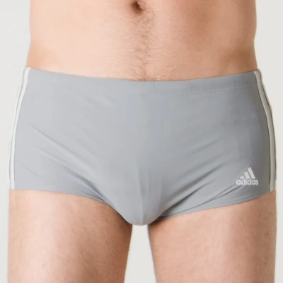 SUNGA ADIDAS 3-STRIPES WIDE - Grafite/cinza