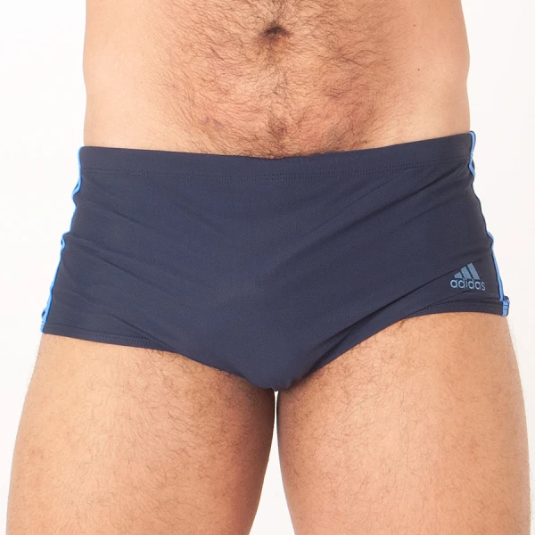 SUNGA ADIDAS 3-STRIPES WIDE - Marinho/azul