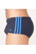 SUNGA ADIDAS 3-STRIPES WIDE - Marinho/azul
