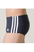 SUNGA ADIDAS 3-STRIPES WIDE - Marinho/branco