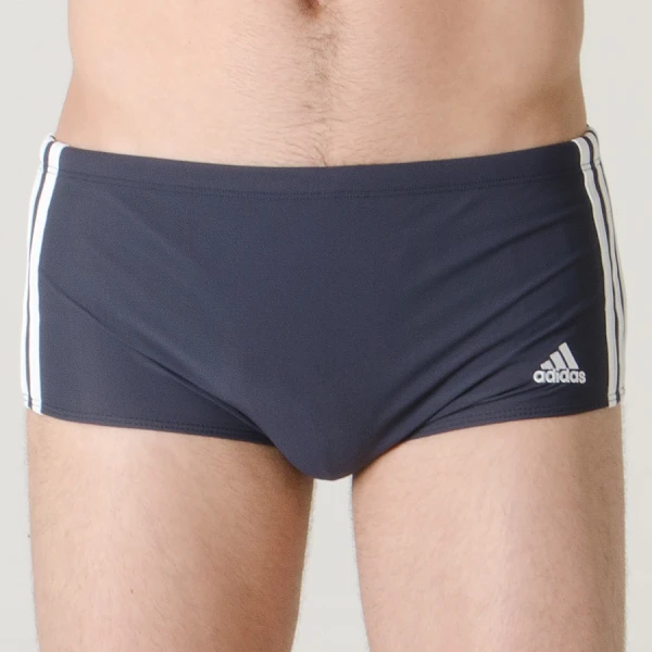 SUNGA ADIDAS 3-STRIPES WIDE - Marinho/branco