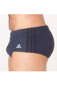 SUNGA ADIDAS 3-STRIPES WIDE - Marinho/preto