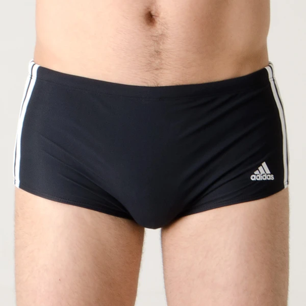 SUNGA ADIDAS 3-STRIPES WIDE - Preto/branco