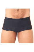 SUNGA ADIDAS 3-STRIPES WIDE - Preto/laranja