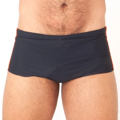 SUNGA ADIDAS 3-STRIPES WIDE - Preto/laranja SUNGA ADIDAS 3-STRIPES WIDE - Preto/laranja