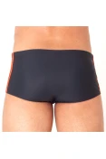 SUNGA ADIDAS 3-STRIPES WIDE - Preto/laranja