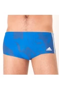SUNGA ADIDAS 3S GRÁFICA - Azul/branco
