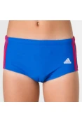 SUNGA ADIDAS 3S WIDE INFANTIL - Azul/vermelho