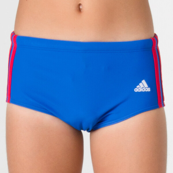 SUNGA ADIDAS 3S WIDE INFANTIL - Azul/vermelho