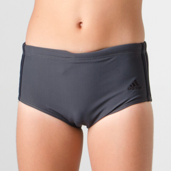 SUNGA ADIDAS 3S WIDE INFANTIL - Chumbo/preto