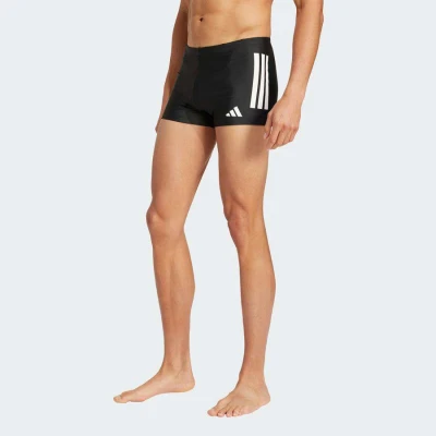SUNGA ADIDAS BOXER 3 LISTRAS BLD MASCULINA - Preto/branco
