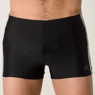 SUNGA ADIDAS BOXER FIT 3S - Preto/branco SUNGA ADIDAS BOXER FIT 3S - Preto/branco