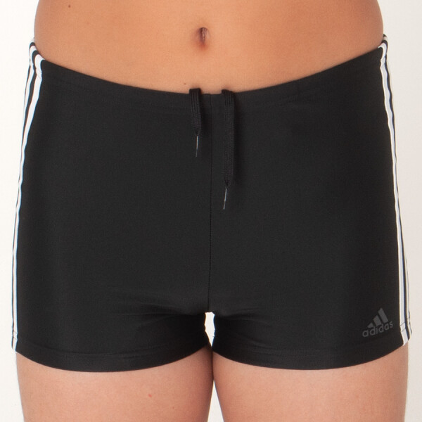SUNGA ADIDAS FIT BOXER 3S INFANTIL - Preto/branco