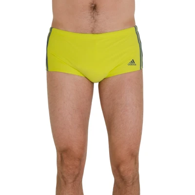 SUNGA ADIDAS LATERAL LARGA 3S - Amarelo/grafite SUNGA ADIDAS LATERAL LARGA 3S - Amarelo/grafite