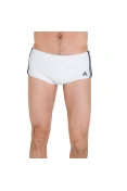 SUNGA ADIDAS LATERAL LARGA 3S - Branco/preto SUNGA ADIDAS LATERAL LARGA 3S - Branco/preto
