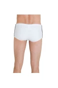 SUNGA ADIDAS LATERAL LARGA 3S - Branco/preto SUNGA ADIDAS LATERAL LARGA 3S - Branco/preto