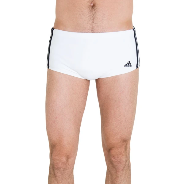 SUNGA ADIDAS LATERAL LARGA 3S - Branco/preto SUNGA ADIDAS LATERAL LARGA 3S - Branco/preto