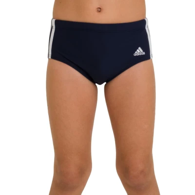 SUNGA ADIDAS LATERAL LARGA 3S INFANTIL - Marinho/branco