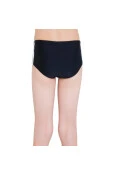 SUNGA ADIDAS LATERAL LARGA 3S INFANTIL - Preto/branco