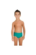 SUNGA ADIDAS LATERAL LARGA 3S INFANTIL - Verde/preto
