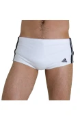 SUNGA ADIDAS LATERAL LARGA 3S NOVO - Branco SUNGA ADIDAS LATERAL LARGA 3S NOVO - Branco